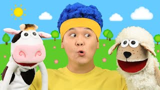 Sing Along with Farm Animal Puppets | D Billions Kids Songs