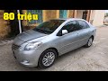 Vios 2011 số sàn màu bạc 1.5 E giá 80 triệu, xe đã đâm mạnh mua về tập lái