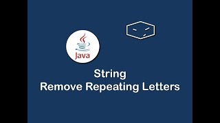 string remove repeated letters in java