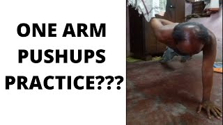 ONE HAND PUSH UPS-PRACTICE-ஒரு கை தண்டால்  செய்ய பயிற்சி முறை