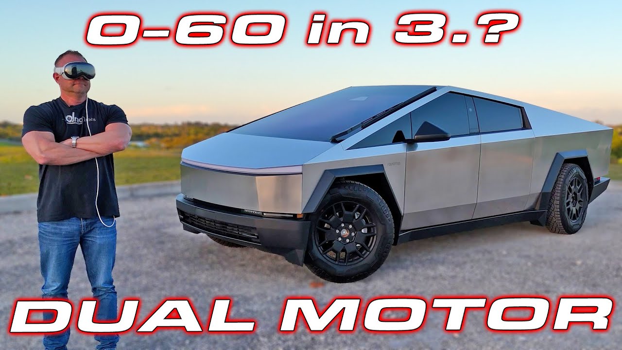 Cybertruck Dual Motor Review 0 60 Mph 1 4 Mile Performance Testing