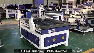 China TECHOROCNC Small  CNC Router 6012 Parameter Introduction video