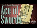 Ace of Swords and Its Significance in a Tarot Card Reading