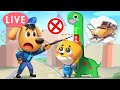 🔴LIVE | Amusement Park Safety | Sheriff Labrador Police Cartoon | Kids Videos | BabyBus TV