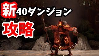 【bless unleashed】新40ダンジョン!炎の祭司長を攻略!!【ウルフメイジ】