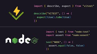 Node.js has a built-in test runner!