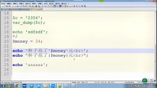 PHP入门到精通基础第5讲变量
