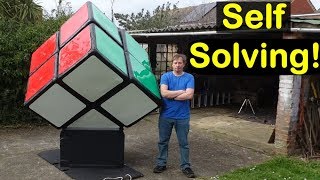 Self Solving Giant 2x2x2 Rubik's Cube puzzle by Tony Fisher