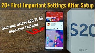 First 20 Important Settings Features to Know of Samsung Galaxy S20 FE 5G in Hindi