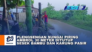 Kota Madiun - Mitigasi Plengsengan Sungai Piring Yang Ambrol