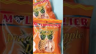 Dried Pineapple Delights #shorts #asmr #yummy #satisfying #dried #pineapple #delights