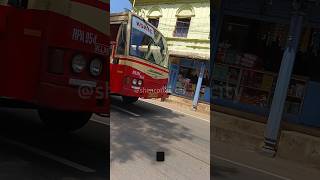 Red KSRTC Bus ( Tenkasi 🔁 Trivandrum )