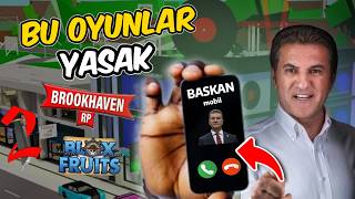 ROBLOX AÇILIYOR AMA BU OYUNLAR YASAK..! 😥 *Brookhaven*