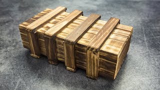 Wooden Secret Magic Gift box with hidden compartments