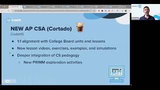 CodeHS Webinar: Introducing the New CodeHS AP CSA Course - Cortado (2025)