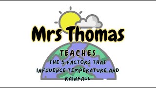 5 czynników wpływających na temperaturę i opady