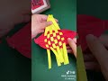 Paper Braided Crowbarge #Crafts #Kids Crafts #Paper Folding #Craft Assignments