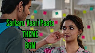 Sarkaru Vaari Paata Theme BGM Ringtone | Mahesh Babu| Kreethi Suresh
