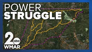 Transmission lines to run through properties in Northern Maryland