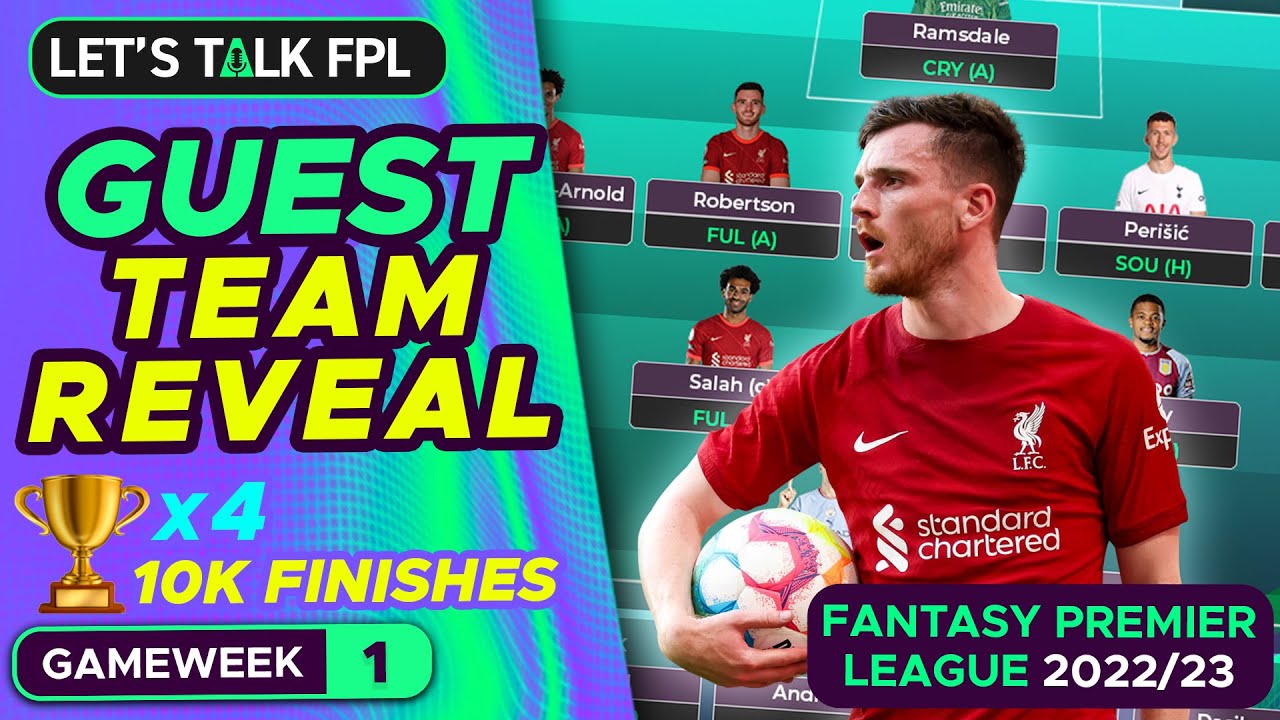 FPL GUEST TEAM SELECTION GAMEWEEK 1 | 4 X TOP 10,000 | Fantasy Premier ...