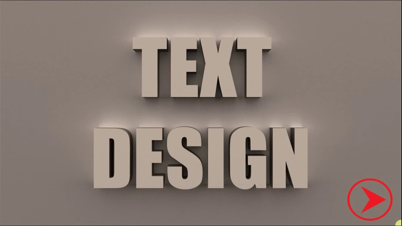 How To Make 3D Text In Photoshop CC 2016 -simple 3d Text Effect ...