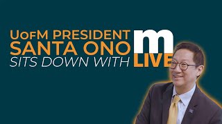 University of Michigan's new president, Santa Ono sits down with MLive