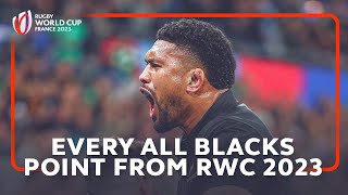 Every New Zealand point at Rugby World Cup 2023