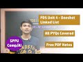 FDS | Unit 4 | Linked List | SPPU S.E. Comp & A.I. | Oneshot