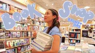 Rainy Day Book Shopping at Barnes and Noble | new releases & book haul 🌧️📖
