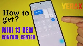 NEW MIUI 13 Control Center: How to get? with download link