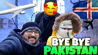 Leaving Pakistan with Family | 1st Day in Iceland