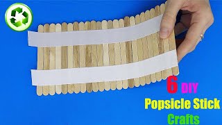 Top 6 DIY Popsicle Stick Craft Compilation | Craft Ideas | Home Decor