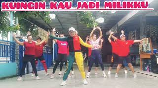 DJ KUINGIN KAU JADI MILIKKU TEMANI HIDUPKU TANJIDOR // ANUGRAH TERINDAH  #zumba #senamkreasi