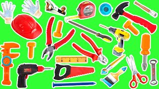 Learn HAND TOOLS Names | Educational Video in English | Video with Real HAND TOOLS