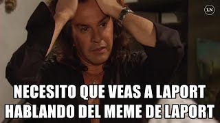 El meme de Laport por Osvaldo Laport. Qué opina del actor de la imagen que lo hizo viral