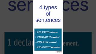 4 types of sentences