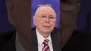 Charlie Munger: BYD so ahead of Tesla in China it's 'almost ridiculous' #Shorts