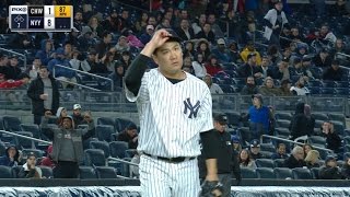 CWS@NYY: Tanaka fans six, holds White Sox to one run