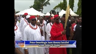 Prince Owenvbiugie Jason Akenzua Installed Second Enogie Of Ologbo