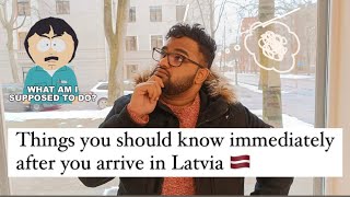 Things that you should know after you arrive in Latvia | International students in Latvia | #latvia