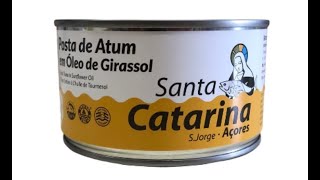 Santa Catarina Solid Tuna - Review / Taste \u0026 Test in Sunflower Oil #seafood #food