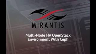 Multi-Node HA OpenStack Environment With Ceph