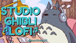 Relax With Ghibli Music: Lofi Hip Hop Radio Beats To Study & Sleep (1 Hour Mix) | On The Lofi