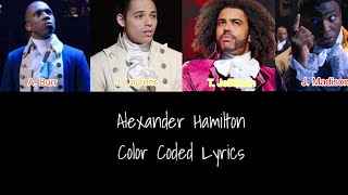 Alexander Hamilton || Hamilton || Color-Coded Lyrics [1-1]