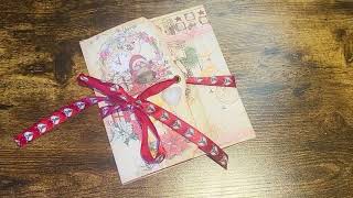 XL Christmas Folding Folio Tutorial - Junk Journal Embellishments and Ephemera