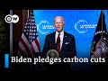 Joe Biden pledges to cut US emissions 50% by 2030 at Earth Day climate summit | DW News