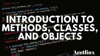 Introduction to Methods, Classes, and Objects - AP Computer Science A MasterClass