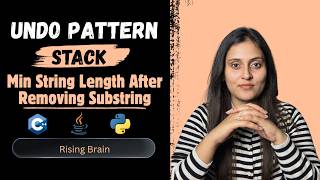 Minimum String Length After Removing Substrings | Stack Undo Pattern | Java Python C++