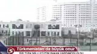 Turkmenistanda bir Turkiyeli  Milli Egitim Bakan yardimcisi