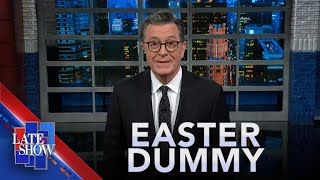 Three Presidents And One Colbert | Trump’s Easter Message | Stealing From Air Force 1